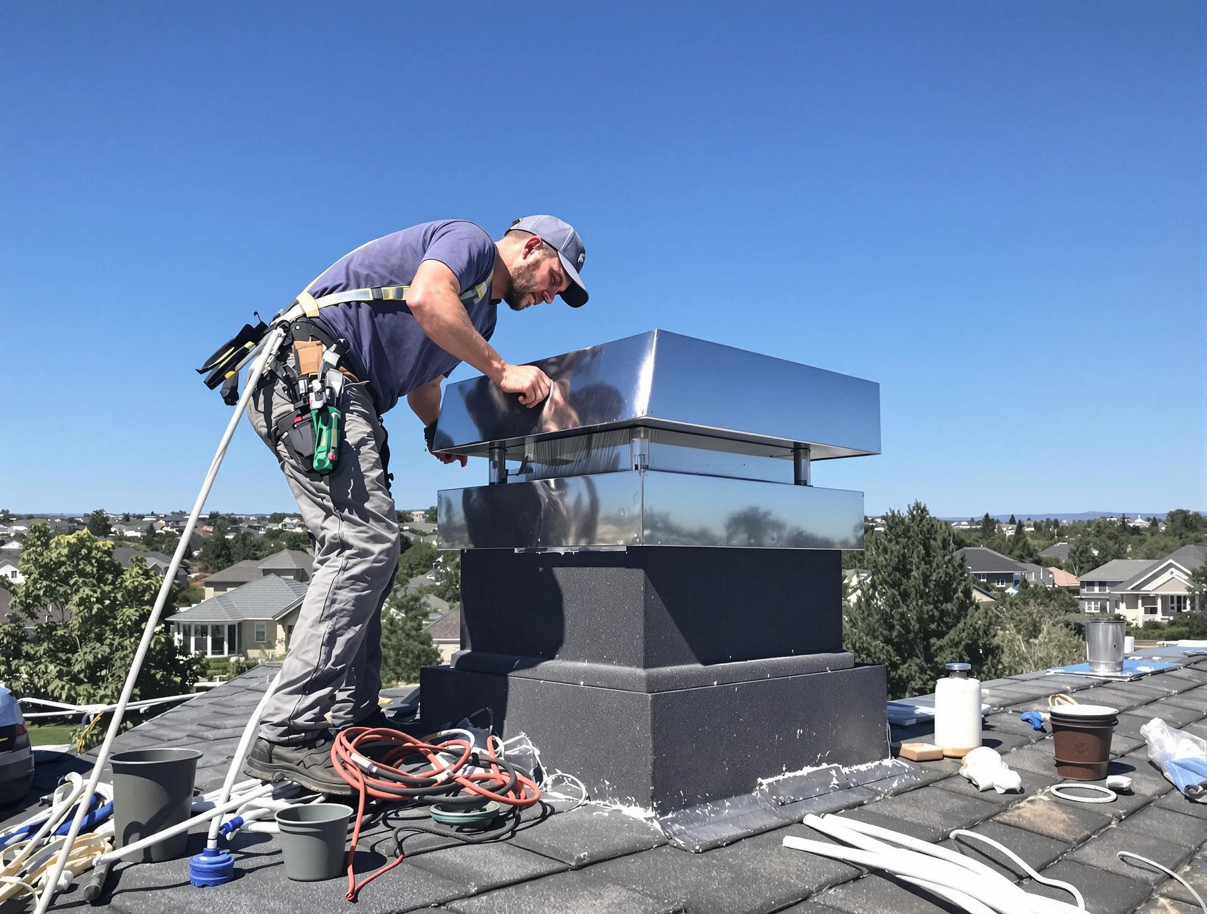 Chimney Cap Services service in Senoia, GA